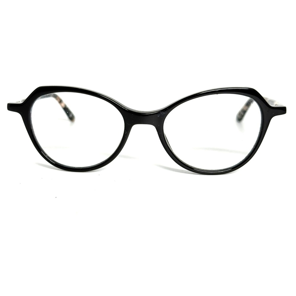 Nifties NI9415 Eyeglasses Black Marble Cat Eye Frames 46-16-135 col.6032